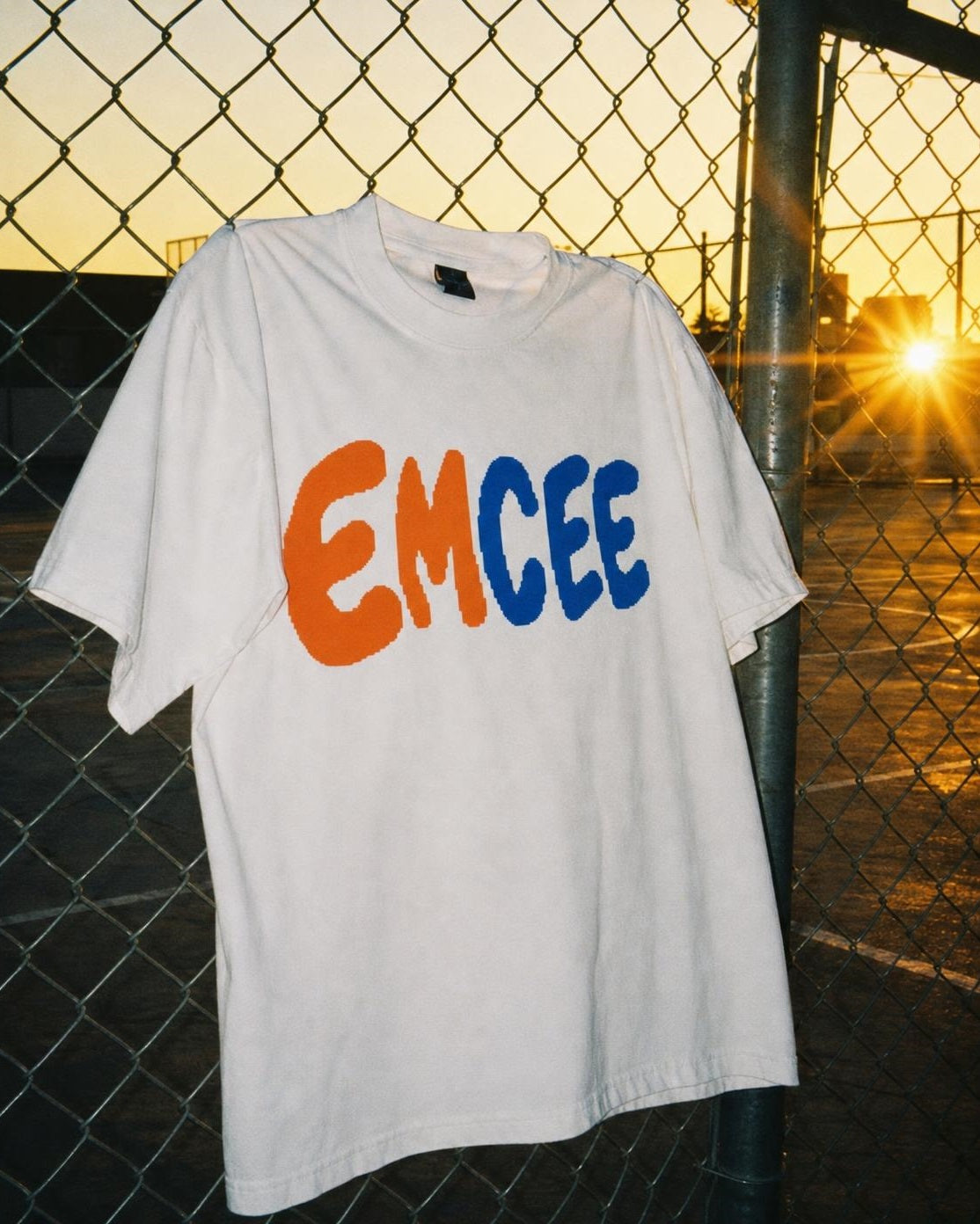 EMCEE NYC tee — White
