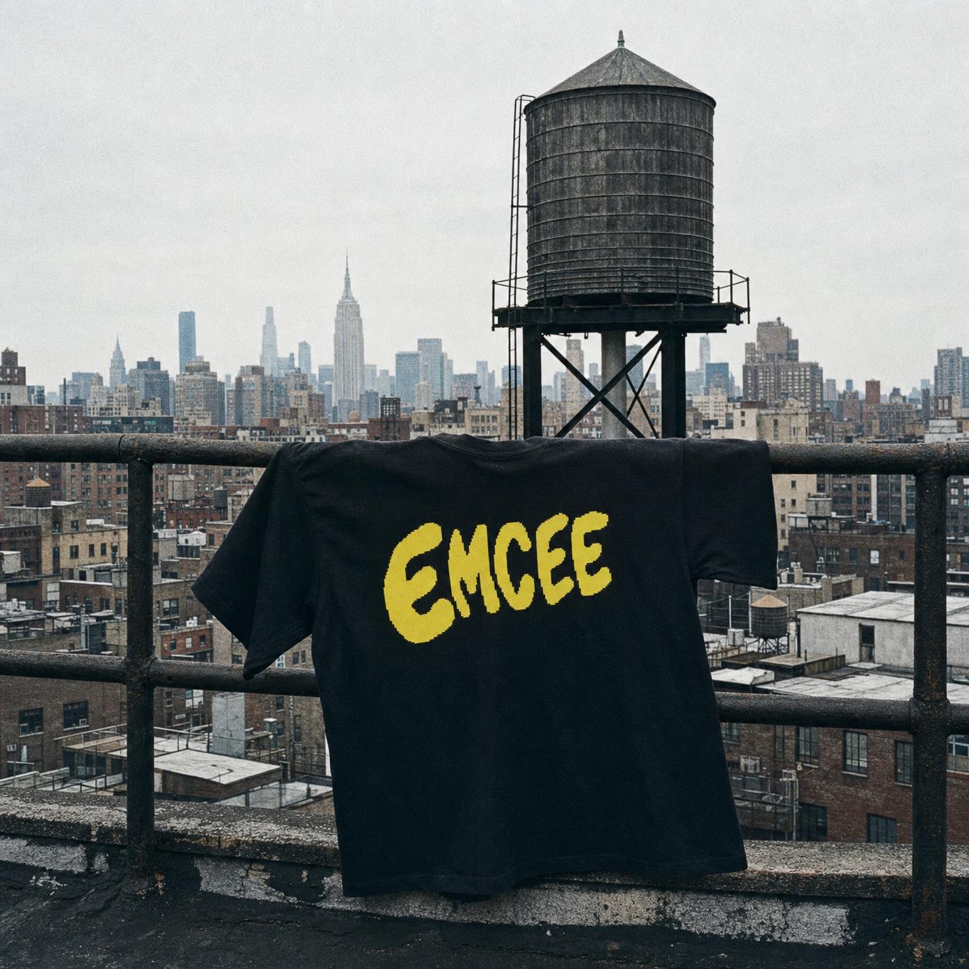EMCEE Logo Tee — Black
