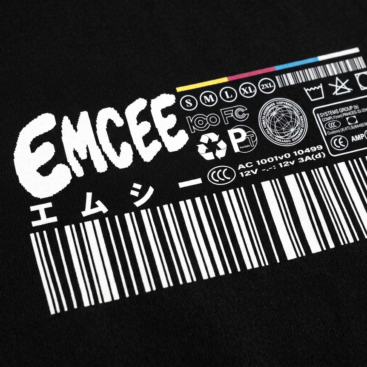 EMCEE Spec Tee — Black