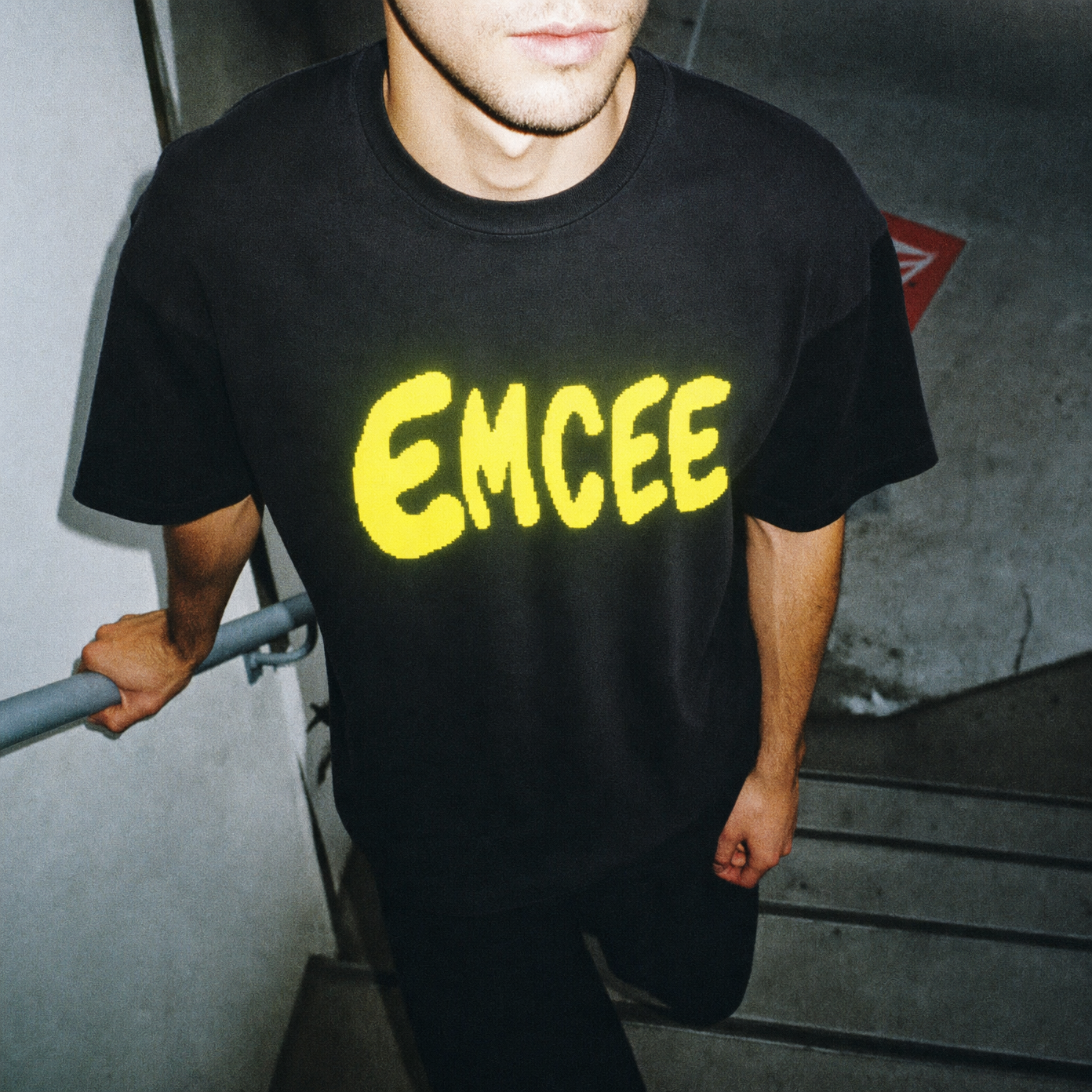 EMCEE Logo Tee — Black