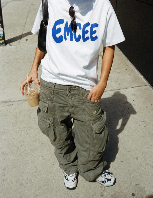 EMCEE Logo Tee — White