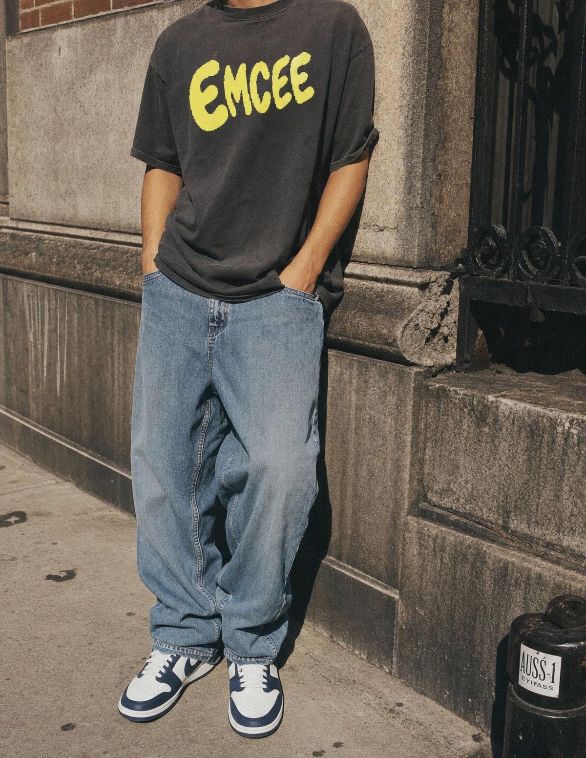 EMCEE Logo Tee — Black