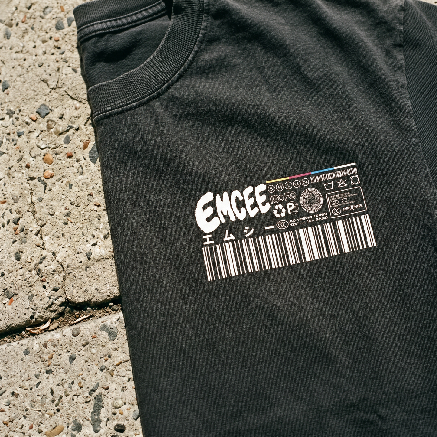 EMCEE Spec Tee — Black